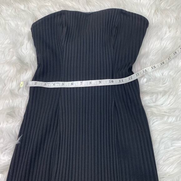 NBD Women's Strapless Ribbed Tube Cocktail Dress Black Size S - Picture 12 of 16